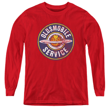 Oldsmobile Vintage Service - Youth Long Sleeve T-Shirt Youth Long Sleeve T-Shirt Oldsmobile   
