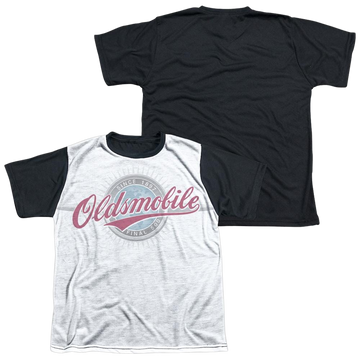 Oldsmobile Oversized And Faded Logo Youth Black Back T-Shirt (Ages 8-12) Youth Black Back T-Shirt (Ages 8-12) Oldsmobile   