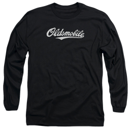 Oldsmobile Oldsmobile Cursive Logo Men's Long Sleeve T-Shirt Men's Long Sleeve T-Shirt Oldsmobile   