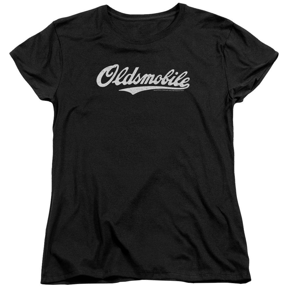 Oldsmobile Oldsmobile Cursive Logo Women's T-Shirt Women's T-Shirt Oldsmobile   
