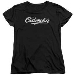 Oldsmobile Oldsmobile Cursive Logo Women's T-Shirt Women's T-Shirt Oldsmobile   