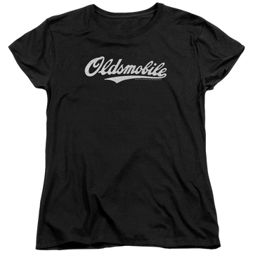 Oldsmobile Oldsmobile Cursive Logo Women's T-Shirt Women's T-Shirt Oldsmobile   