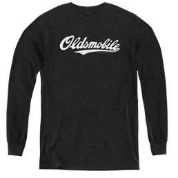 Oldsmobile Oldsmobile Cursive Logo - Youth Long Sleeve T-Shirt Youth Long Sleeve T-Shirt Oldsmobile   