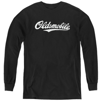 Oldsmobile Oldsmobile Cursive Logo - Youth Long Sleeve T-Shirt Youth Long Sleeve T-Shirt Oldsmobile   