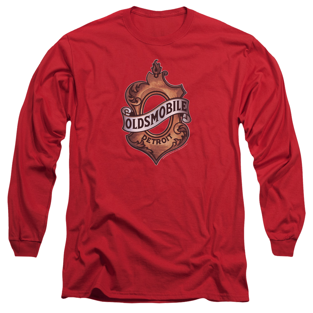Oldsmobile Detroit Emblem Men's Long Sleeve T-Shirt Men's Long Sleeve T-Shirt Oldsmobile   