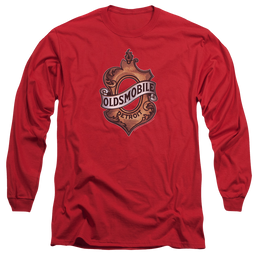 Oldsmobile Detroit Emblem Men's Long Sleeve T-Shirt Men's Long Sleeve T-Shirt Oldsmobile   
