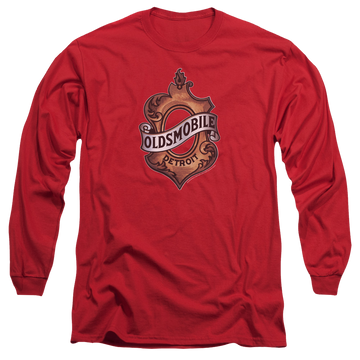 Oldsmobile Detroit Emblem Men's Long Sleeve T-Shirt Men's Long Sleeve T-Shirt Oldsmobile   