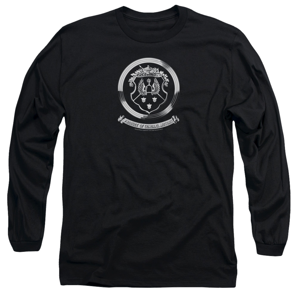 Oldsmobile 1930s Crest Emblem Men's Long Sleeve T-Shirt Men's Long Sleeve T-Shirt Oldsmobile   