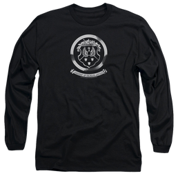 Oldsmobile 1930s Crest Emblem Men's Long Sleeve T-Shirt Men's Long Sleeve T-Shirt Oldsmobile   