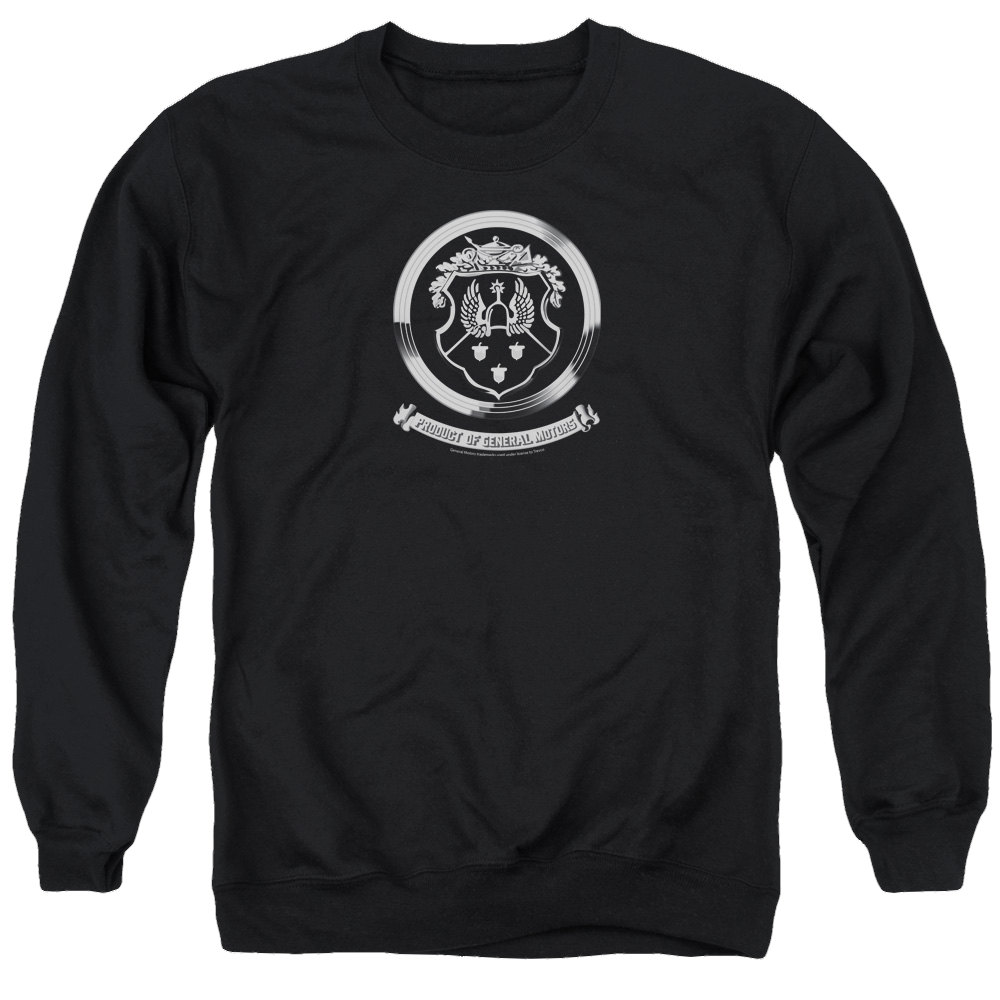 Oldsmobile 1930s Crest Emblem Men's Crewneck Sweatshirt Men's Crewneck Sweatshirt Oldsmobile   