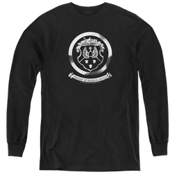 Oldsmobile 1930S Crest Emblem - Youth Long Sleeve T-Shirt Youth Long Sleeve T-Shirt Oldsmobile   