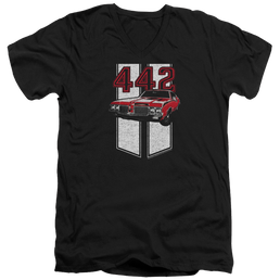 Oldsmobile 442 Men's V-Neck T-Shirt Men's V-Neck T-Shirt Oldsmobile   