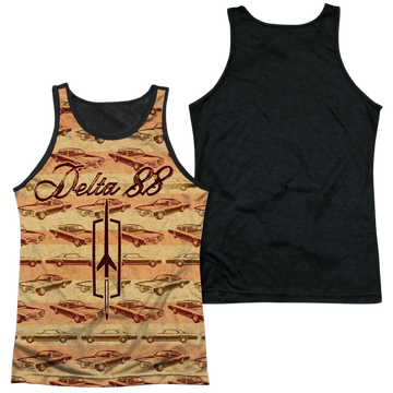 Oldsmobile Delta 88 men's black back tank