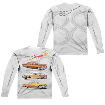 Oldsmobile Rocket Line Men's All-Over Print T-Shirt Men's All-Over Print Long Sleeve Oldsmobile   