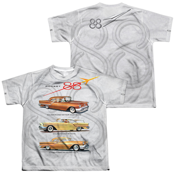 Oldsmobile Rocket Line Youth All-Over Print T-Shirt (Ages 8-12) Youth All-Over Print T-Shirt (Ages 8-12) Oldsmobile   