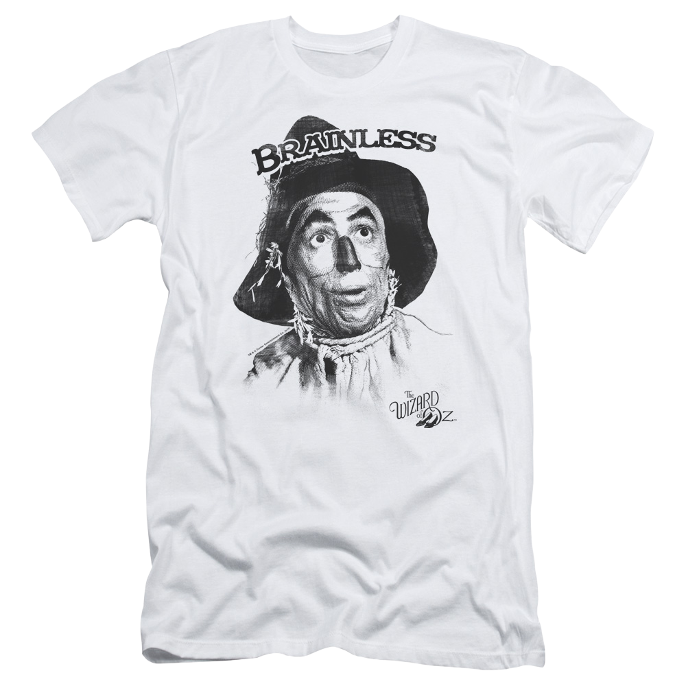 Wizard of Oz Brainless Men's Slim Fit T-Shirt Men's Slim Fit T-Shirt Wizard of Oz   