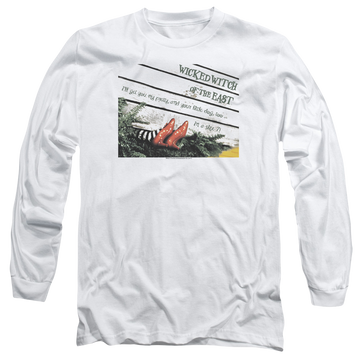 White men's long sleeve t-shirt with Wizard of Oz Size 7 graphic