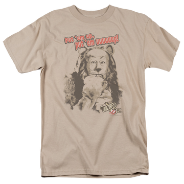 Sand men's regular fit t-shirt with Wizard of Oz Put Em Up graphic