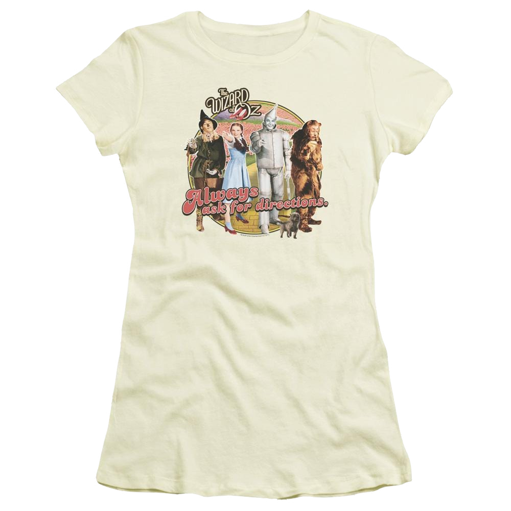 Wizard of Oz Directions Juniors T-Shirt Juniors T-Shirt Wizard of Oz   