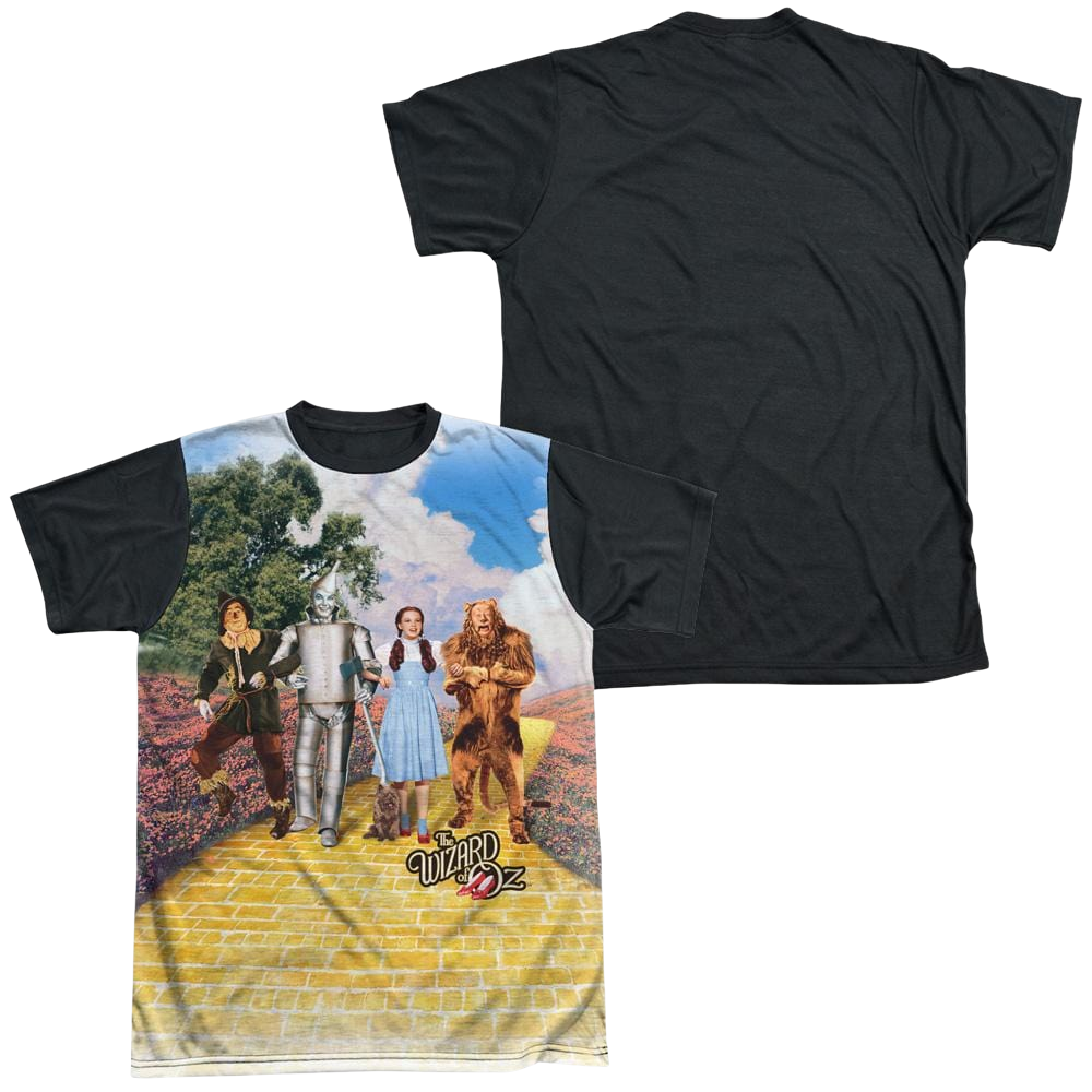 Woz On The Road Men's Black Back T-Shirt Men's Black Back T-Shirt Wizard of Oz   