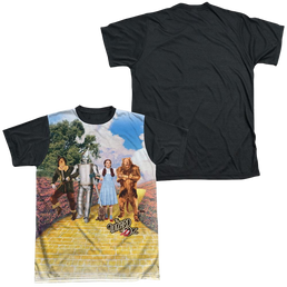 Woz On The Road Men's Black Back T-Shirt Men's Black Back T-Shirt Wizard of Oz   