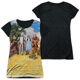 Woz On The Road Juniors Black Back T-Shirt Juniors Black Back T-Shirt Wizard of Oz   