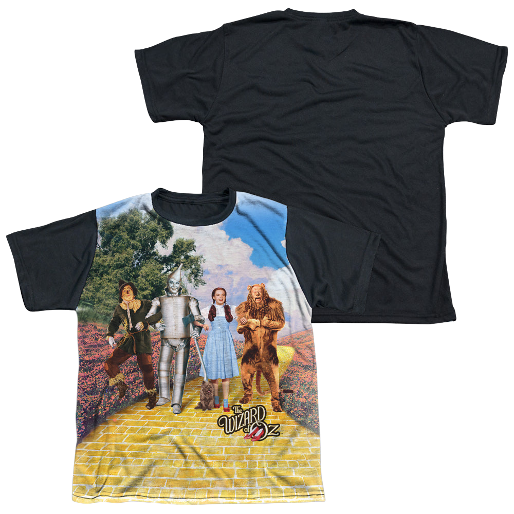 Wizard of Oz On The Road - Youth Black Back T-Shirt Youth Black Back T-Shirt (Ages 8-12) Wizard of Oz   