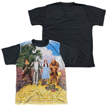 Wizard of Oz On The Road youth black back t-shirt for ages 8 to 12