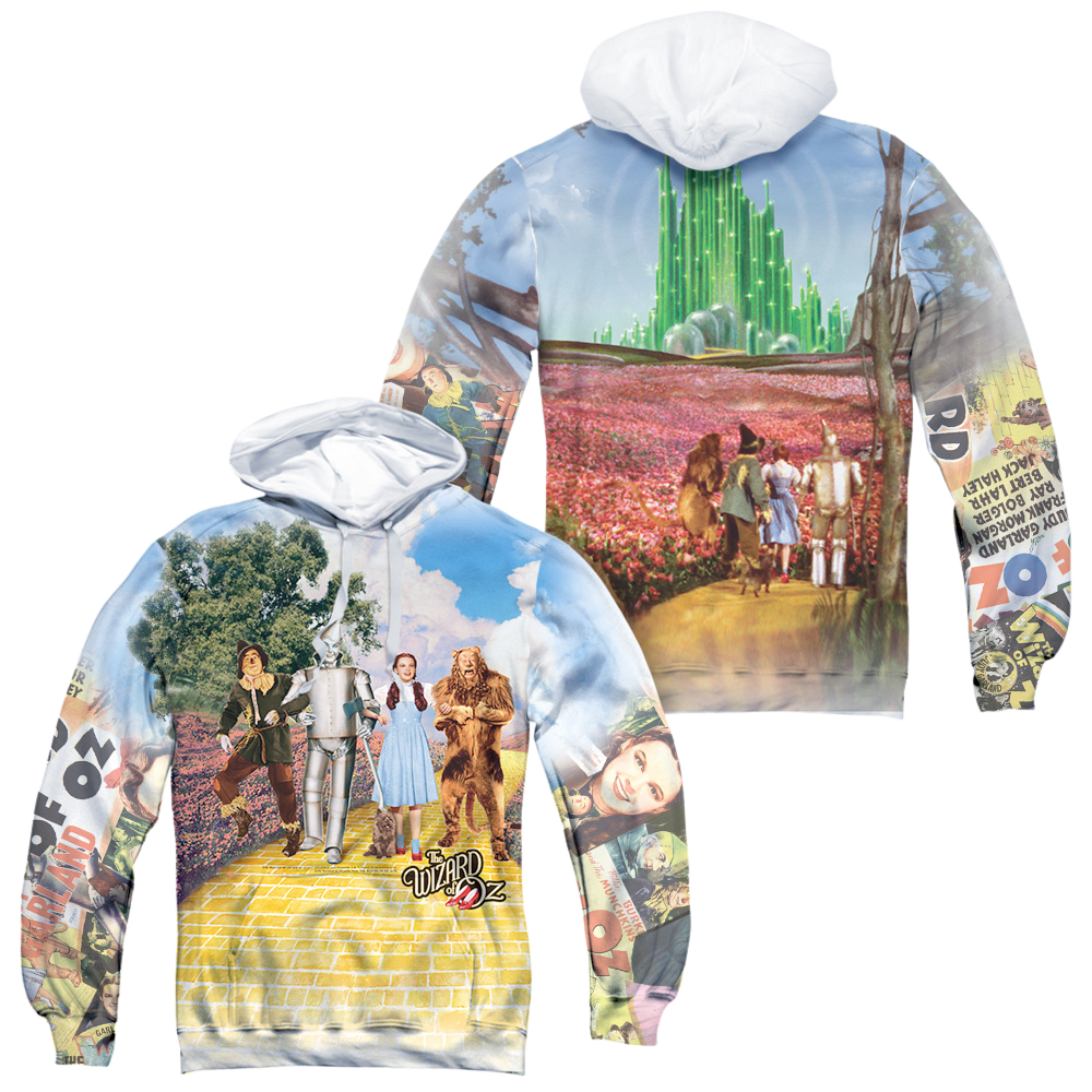 Woz On The Road All-Over Print Pullover Hoodie All-Over Print Pullover Hoodie Wizard of Oz   