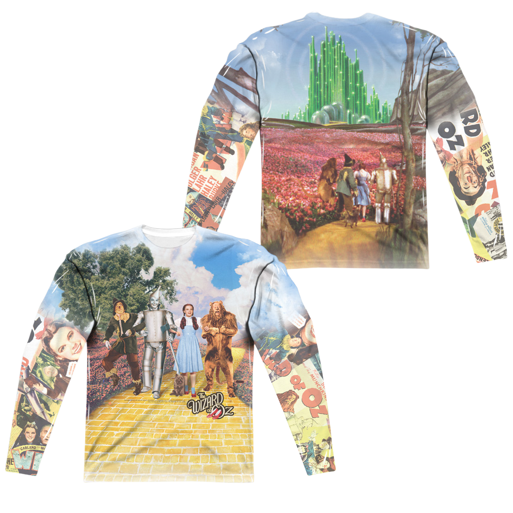 Woz On The Road Men's All-Over Print T-Shirt Men's All-Over Print Long Sleeve Wizard of Oz   