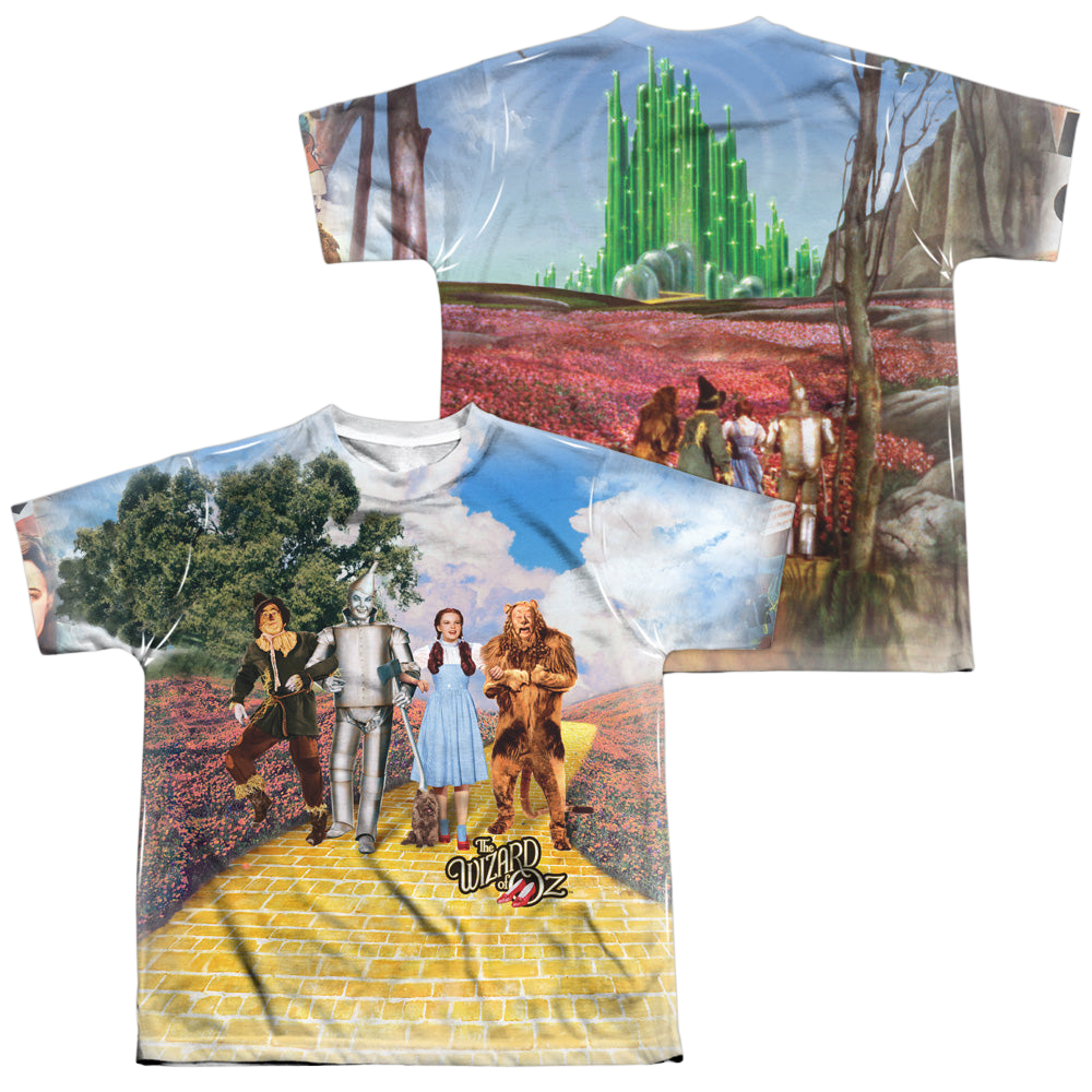 Wizard of Oz On The Road (Front/Back Print) - Youth All-Over Print T-Shirt Youth All-Over Print T-Shirt (Ages 8-12) Wizard of Oz   