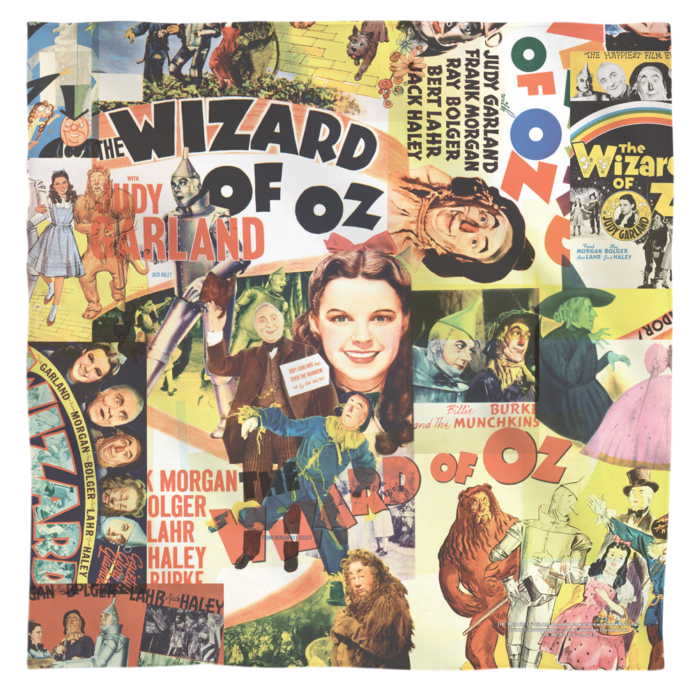 Wizard of Oz Collage - Bandana Bandanas Wizard of Oz   