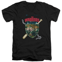 The Warriors Shield Men's V-Neck T-Shirt Men's V-Neck T-Shirt The Warriors   