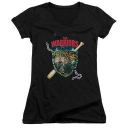 The Warriors Shield Juniors V-Neck T-Shirt Juniors V-Neck T-Shirt The Warriors   