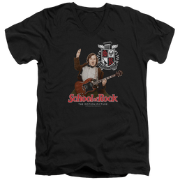 School of Rock The Teacher Is In - Men's V-Neck T-Shirt Men's V-Neck T-Shirt School of Rock   
