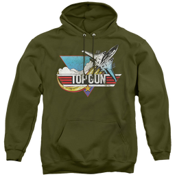 Top Gun Distressed Logo - Pullover Hoodie Pullover Hoodie Top Gun   