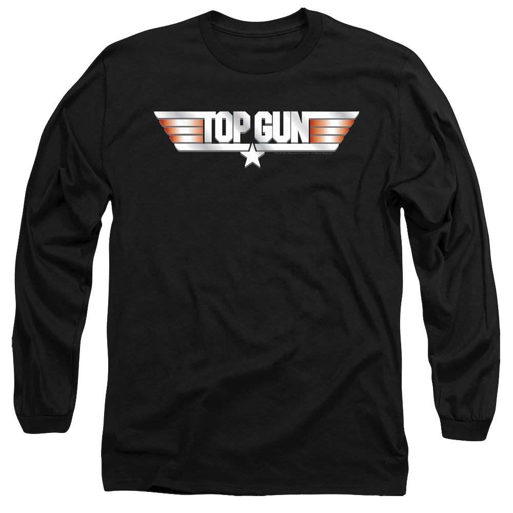 Top Gun Logo - Men's Long Sleeve T-Shirt Men's Long Sleeve T-Shirt Top Gun   
