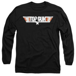 Top Gun Logo - Men's Long Sleeve T-Shirt Men's Long Sleeve T-Shirt Top Gun   