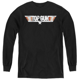 Top Gun Logo - Youth Long Sleeve T-Shirt Youth Long Sleeve T-Shirt Top Gun   