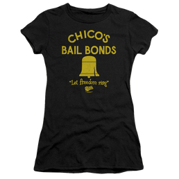Bad News Bears Chicos Bail Bonds - Juniors T-Shirt Juniors T-Shirt Bad News Bears   