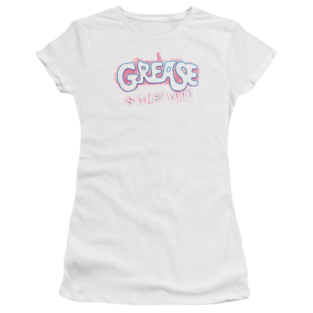 Grease Grease Is The Word - Juniors T-Shirt Juniors T-Shirt Grease   
