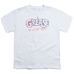 Grease Grease Is The Word - Youth T-Shirt (Ages 8-12) Youth T-Shirt (Ages 8-12) Grease   