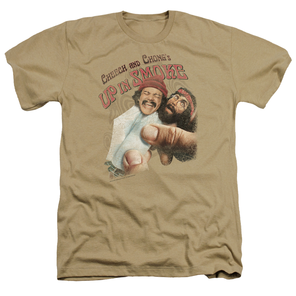 Up in Smoke Rolled Up - Men's Heather T-Shirt Men's Heather T-Shirt Cheech & Chong   