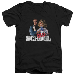 Old School Frank And Friend - Men's V-Neck T-Shirt Men's V-Neck T-Shirt Old School   