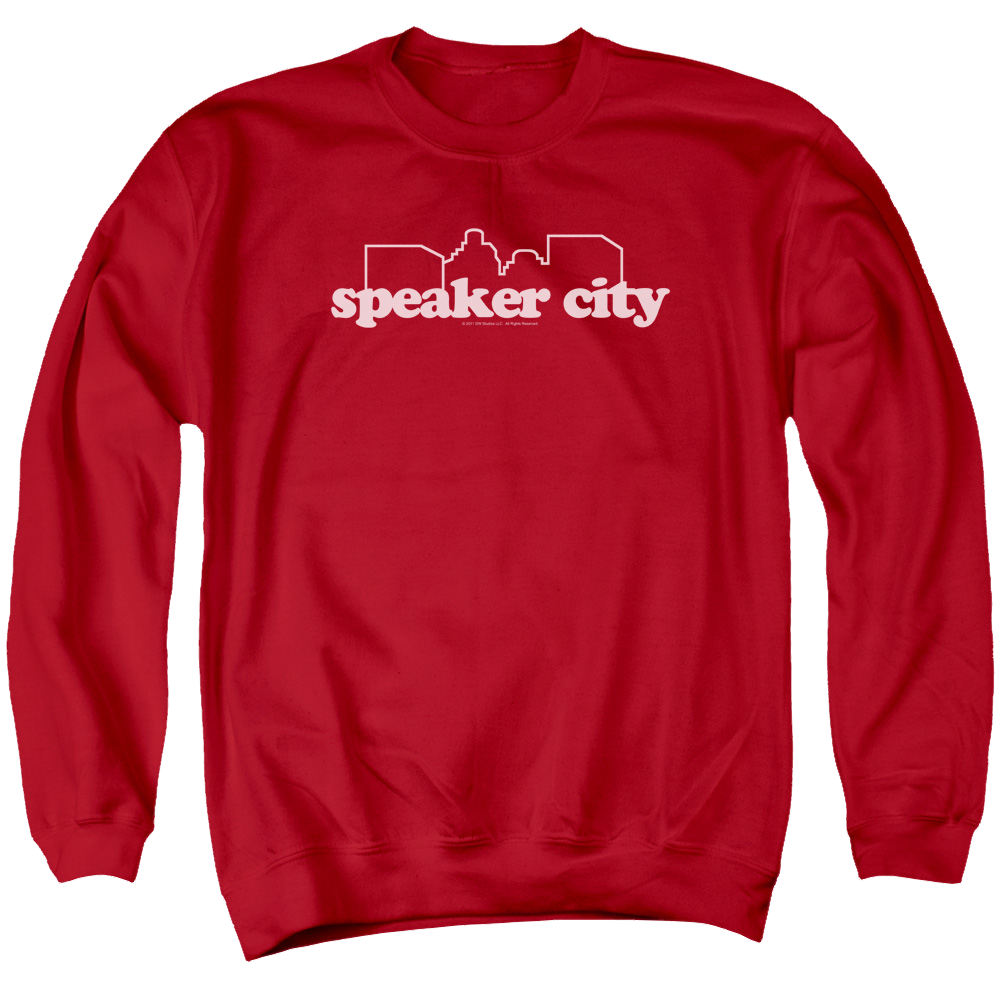 Old School Speaker City Logo - Men's Crewneck Sweatshirt Men's Crewneck Sweatshirt Old School   