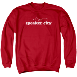 Old School Speaker City Logo - Men's Crewneck Sweatshirt Men's Crewneck Sweatshirt Old School   