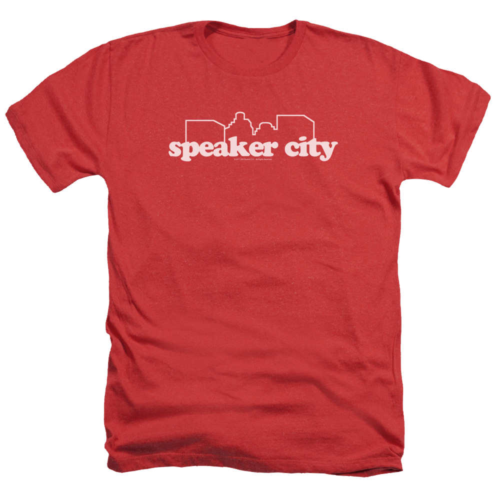 Old School Speaker City Logo - Men's Heather T-Shirt Men's Heather T-Shirt Old School   