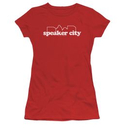 Old School Speaker City Logo - Juniors T-Shirt Juniors T-Shirt Old School   