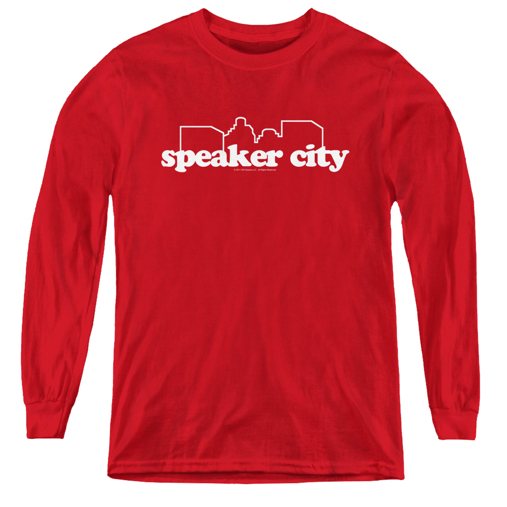 Old School Speaker City Logo - Youth Long Sleeve T-Shirt Youth Long Sleeve T-Shirt Old School   