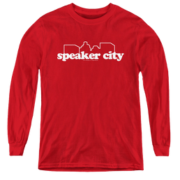 Old School Speaker City Logo - Youth Long Sleeve T-Shirt Youth Long Sleeve T-Shirt Old School   